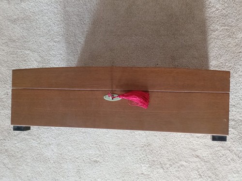 Cofanetto baule noce porta - in,