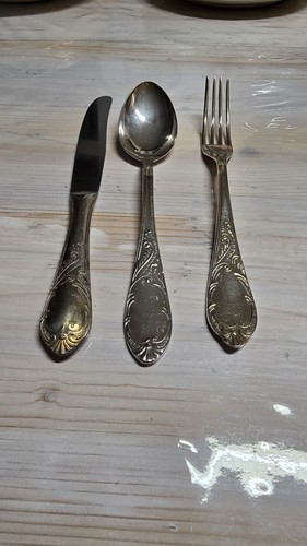 Posate argento antiche - posate,
