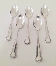 5 Cucchiaini caffè in argento