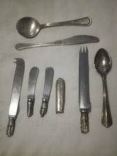 Posate in argento e manico