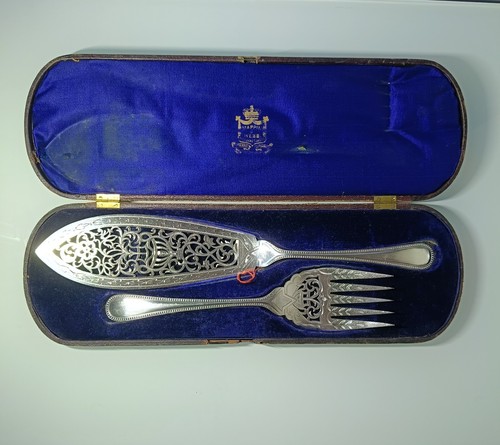 Posate argento fine 1800 - in,