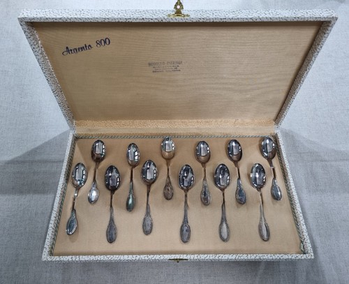 Vintage set cucchiaini - vintage, 12