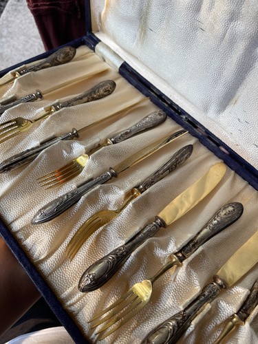 Set posate argento 800 - posate, –