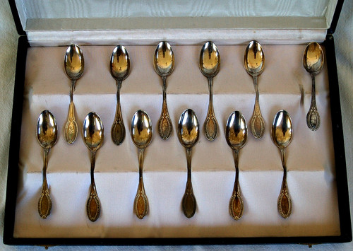 Set vecchi cucchiaini - vecchi, da