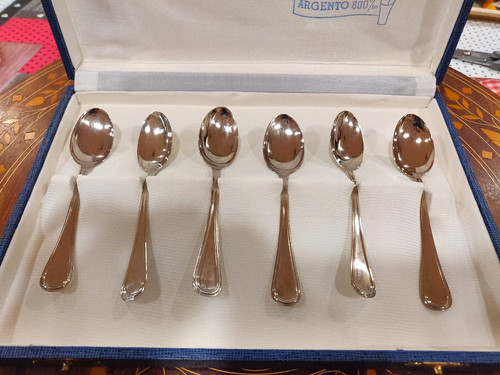 Set cucchiaini argento - set,